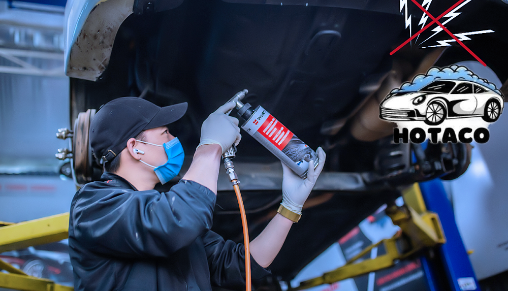 sơn phủ gầm ô tô sơn phủ gầm wurth