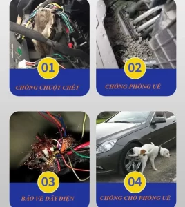 Lưu ý khi sử dụng lưới chống chuột ô tô